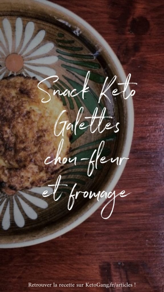 Résultat snack keto galettes chou-fleur fromage facile