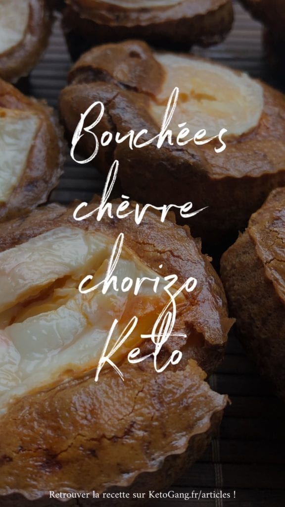 résultat keto recette bouchées chorizo chèvre sans gluten